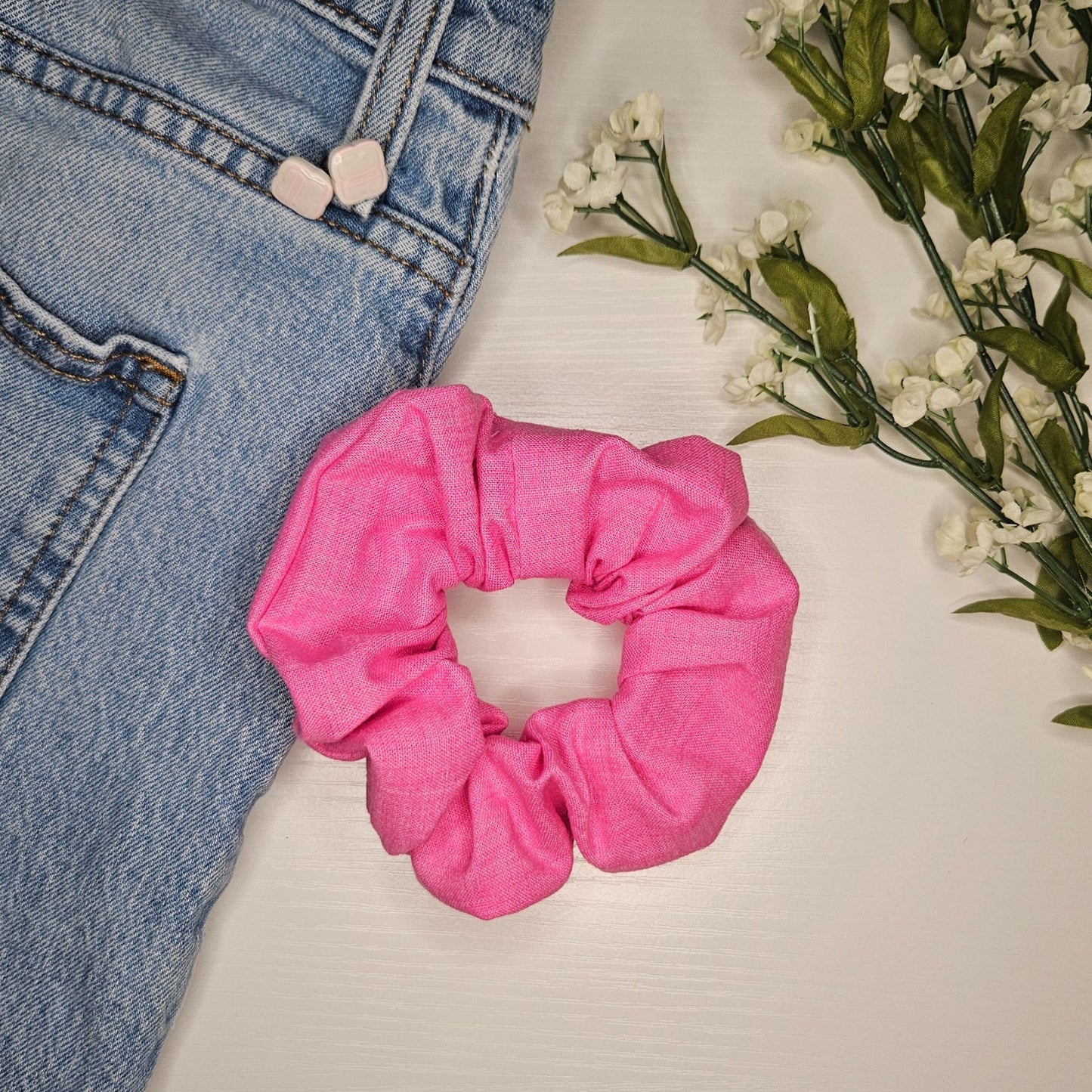 Hot Pink Scrunchie