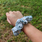 Light Blue Daisy Scrunchie