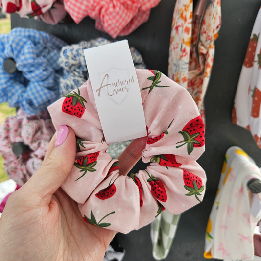 Strawberry Scrunchie