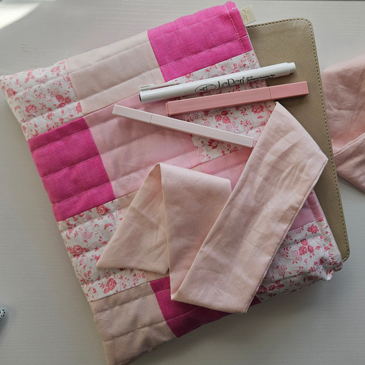 Quilted Ribbon Tie Bible Cover