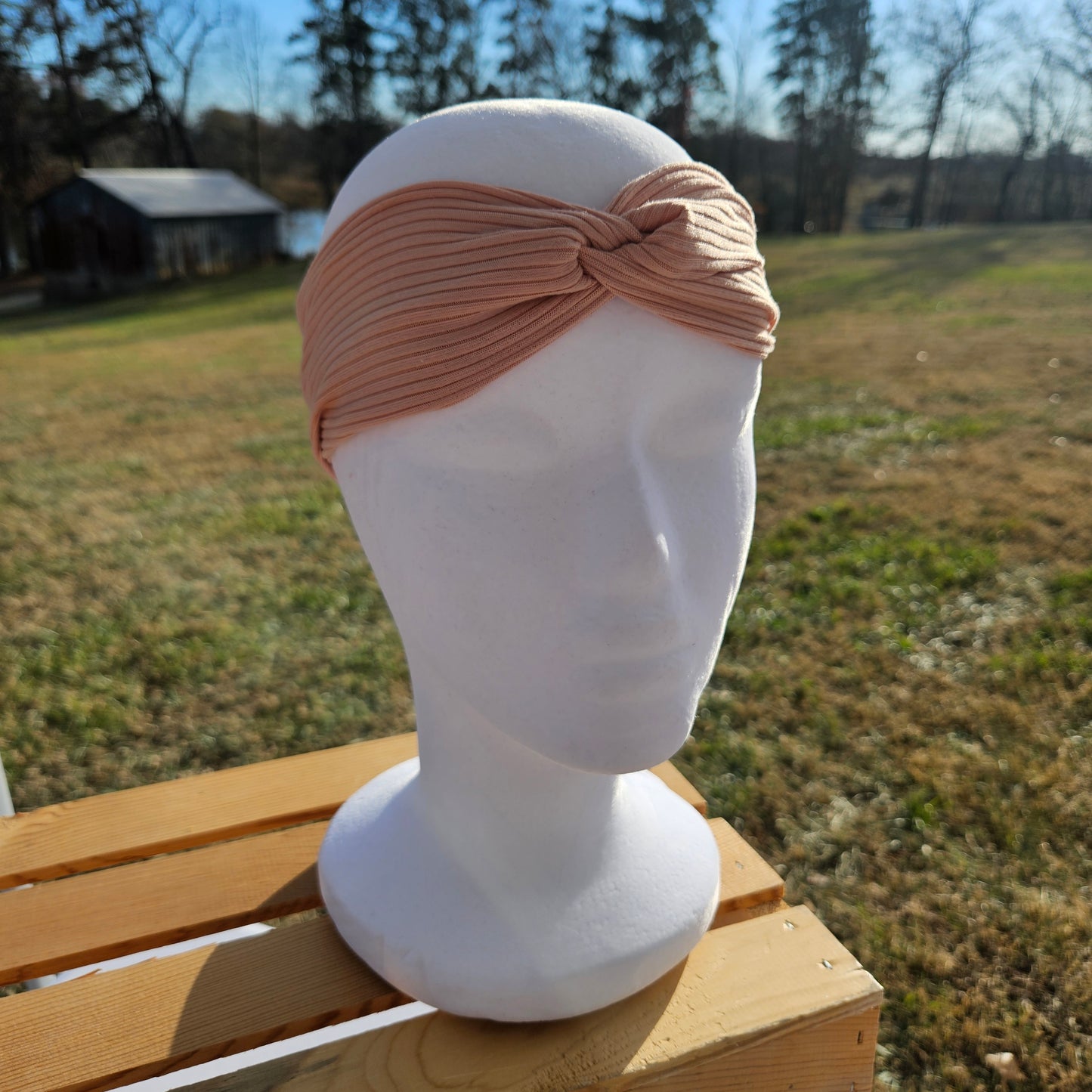 Soft Knit Blush Pink Headband