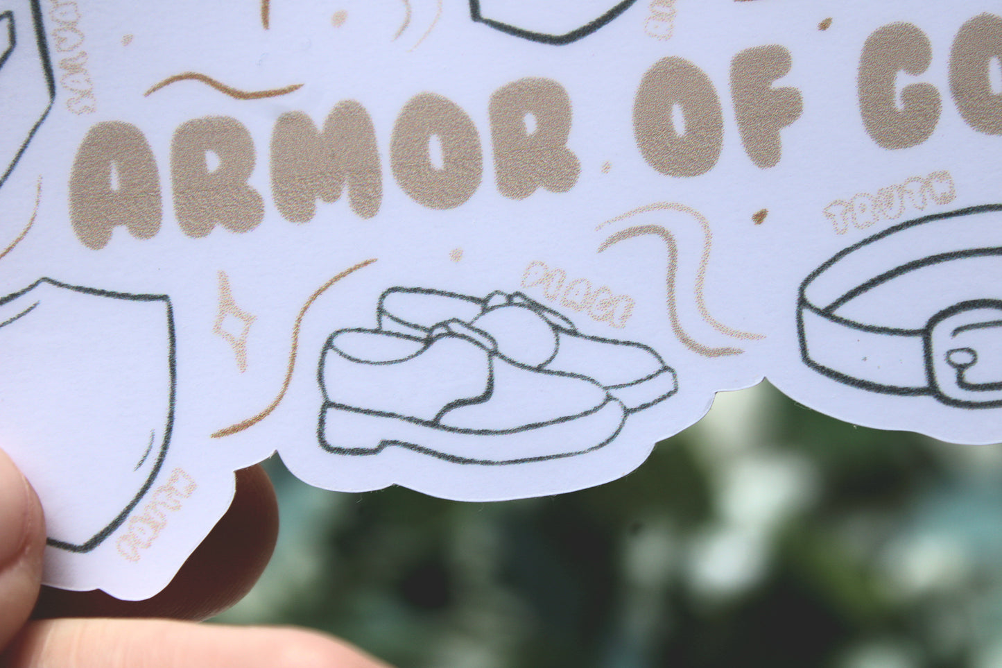 Armor of God Sticker