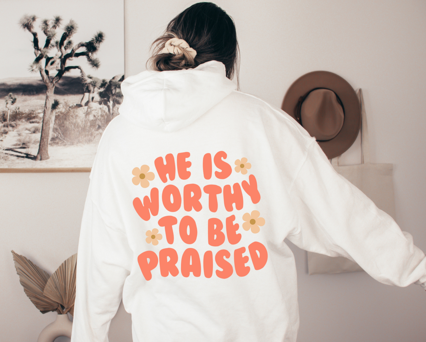 He is Worthy to be Praised Hoodie